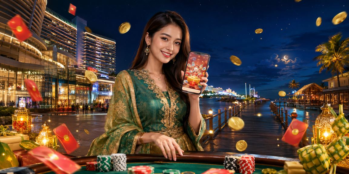 Sampul merah bonus Hari Raya di Genting Highlands gaya Malaysia