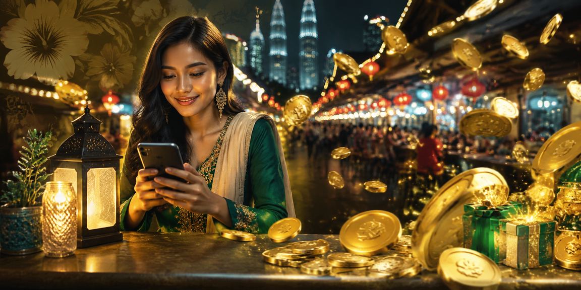 Kasino mudah alih Hari Raya gaya Malaysia di Kuala Lumpur