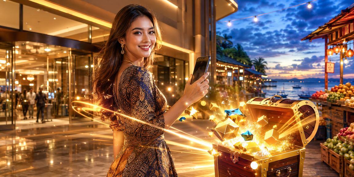 Pengguna Malaysia menggunakan telefon untuk bermain di platform apa7th